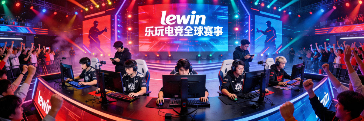 lewin乐玩电竞全球赛事盛大开幕，选手们在舞台上激烈角逐的壮观场面